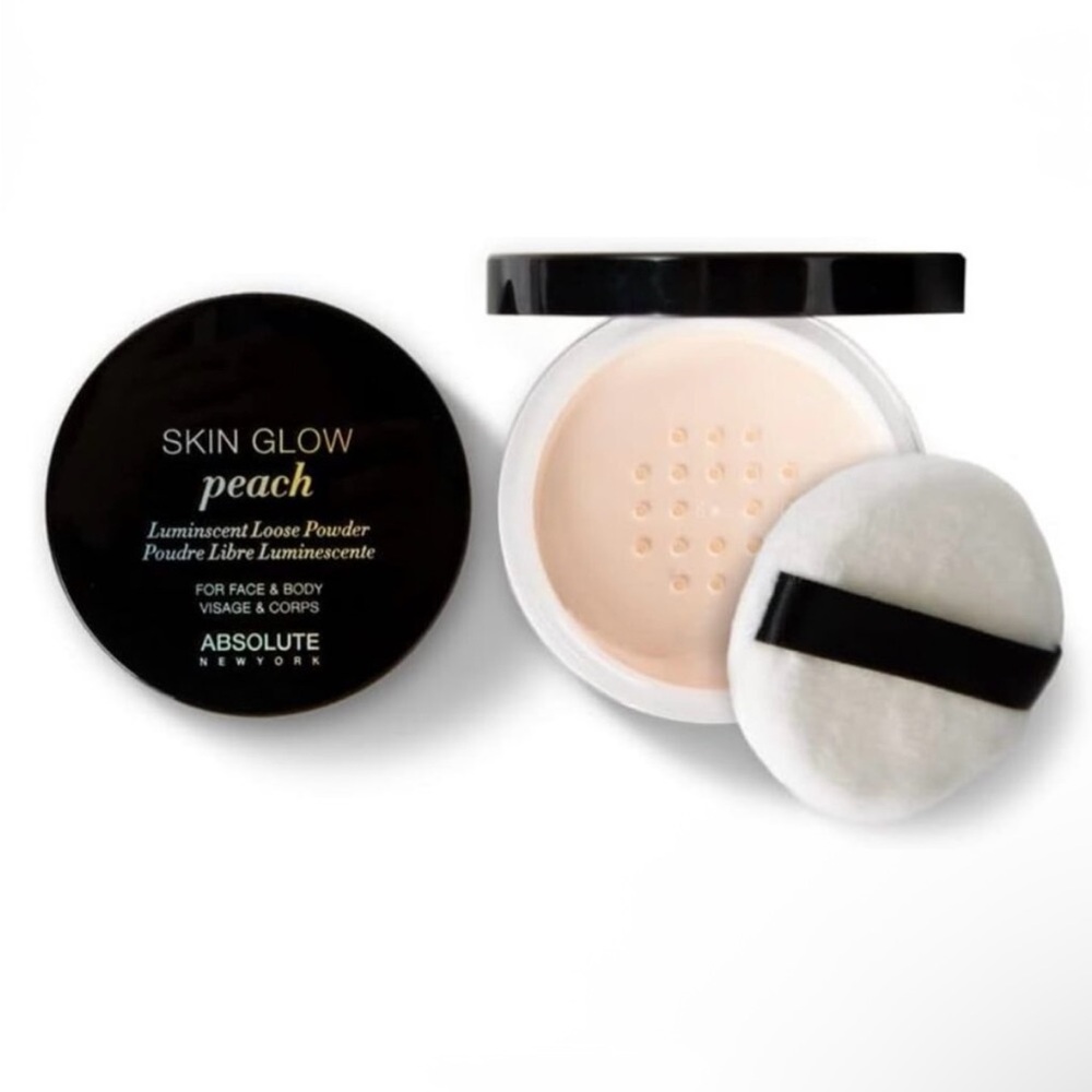 NWOT Absolute New York Skin Glow Loose Powder in Peach - Sealed!